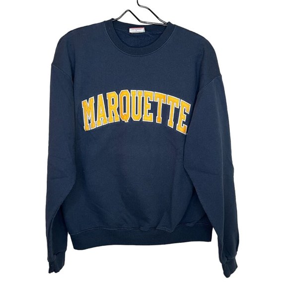 Champion Other - Vintage Marquette University College Sweatshirt Large Blue Champion Crew Neck